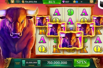 Slot game đồ họa hoạt hình chú bò may mắn Lucky Bull